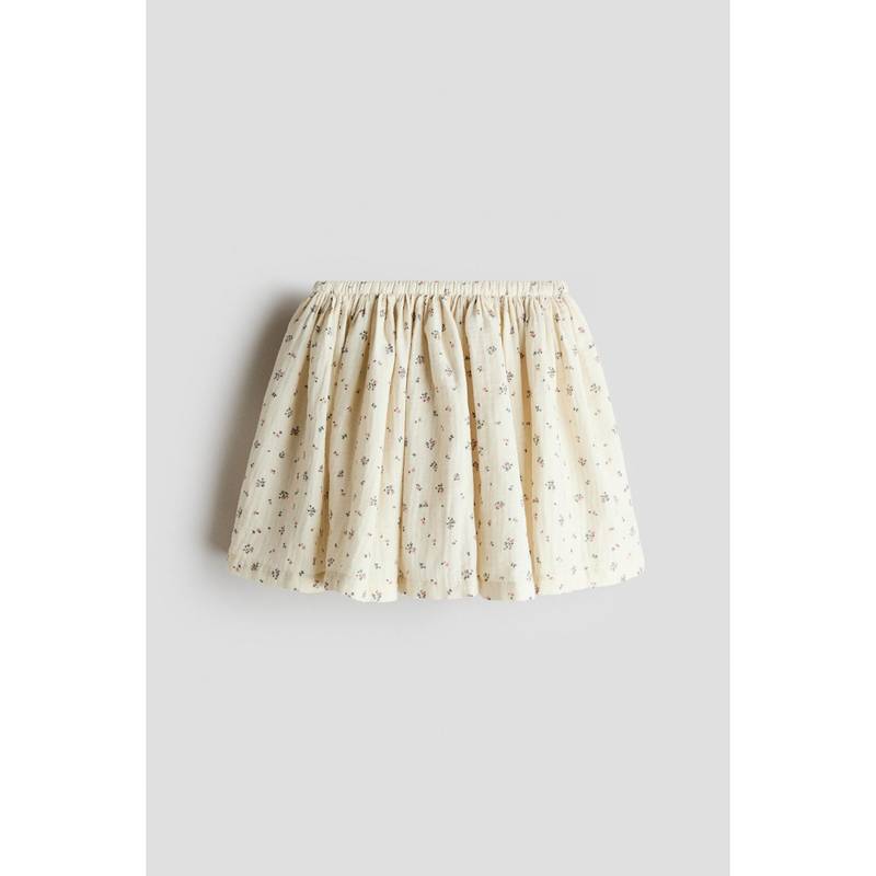 H&M Girls Cream Muslin Skirt (1.5-2 Years)