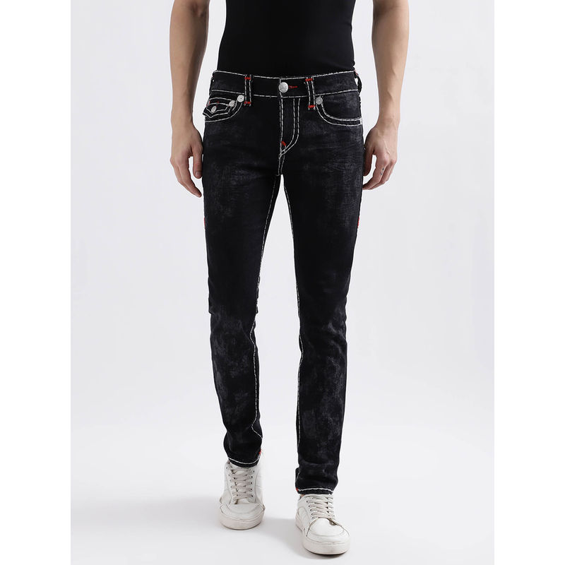 Stretch Jeans True Religion Jeans With Orange Stitching True