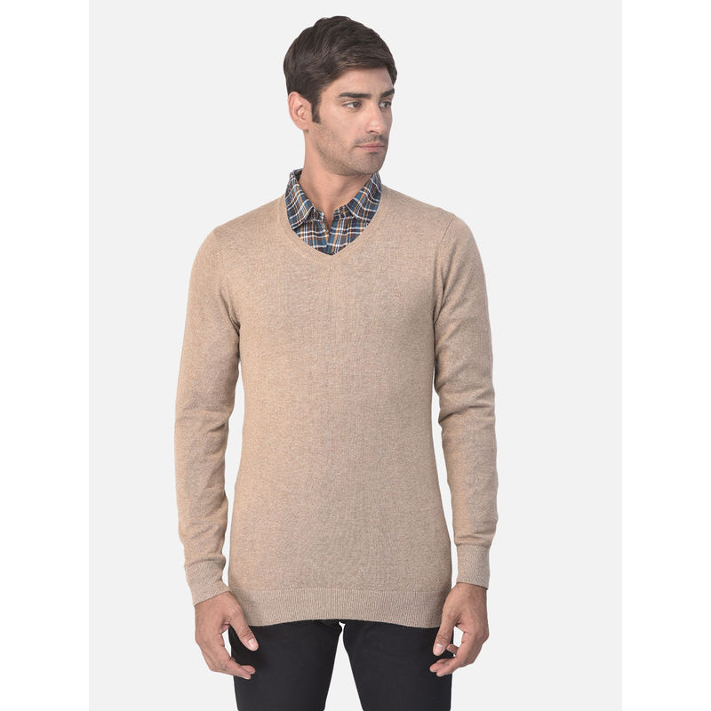 WOODS Beige Sweater (S)