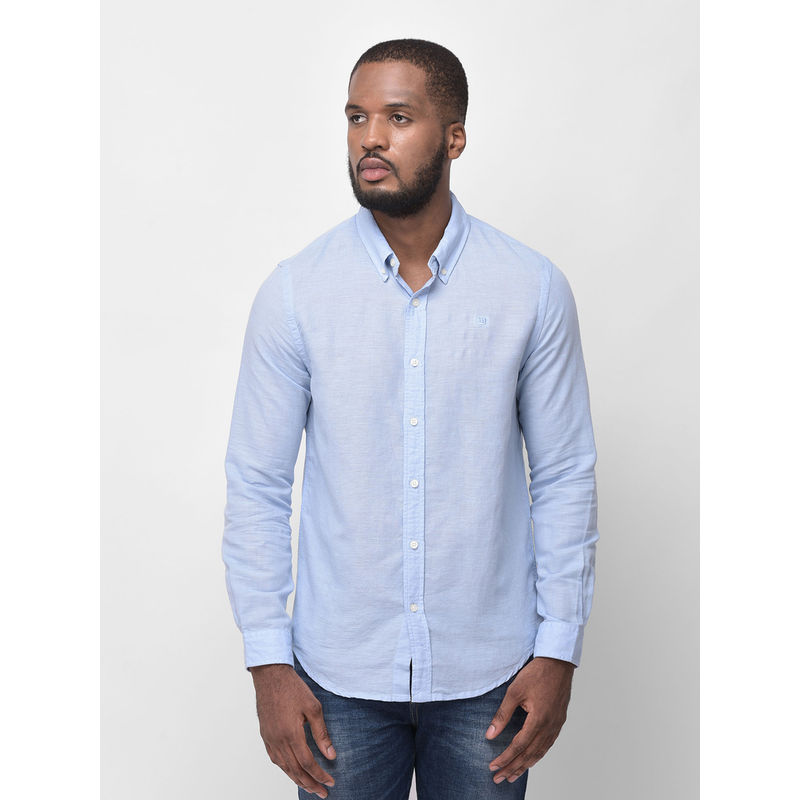 WOODS Blue Casual Shirt (2XL)