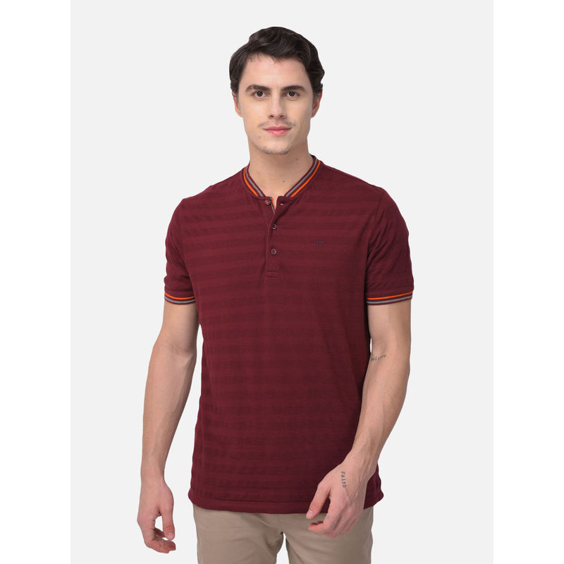 WOODS Burgundy T-Shirt (L)