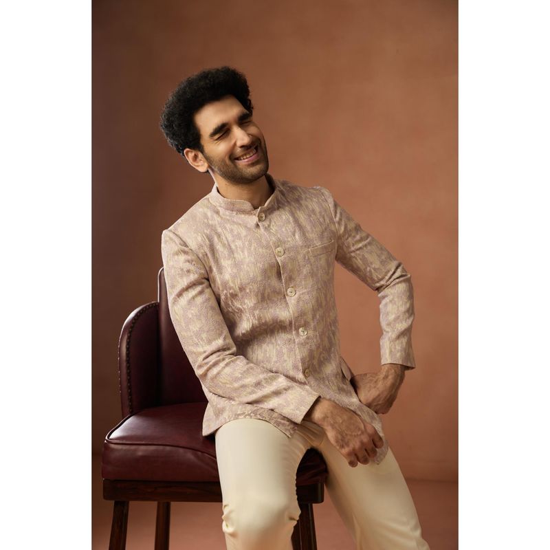 KISAH Men Elegant Textured Jodhpuri Bandhgala (40)