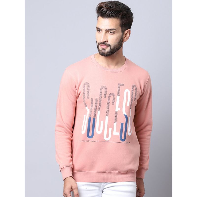 Cantabil Men Coral Sweatshirt (M)