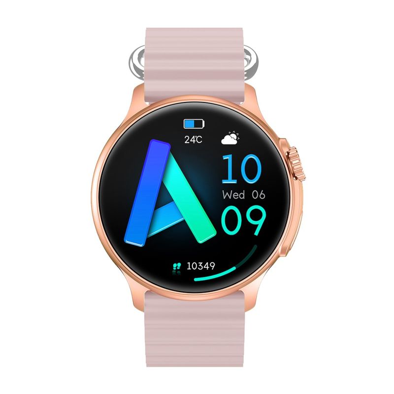 Buy French Connection Nexus Premium Smart Watch with Pink Silicone Strap FCSW03 4 M Online