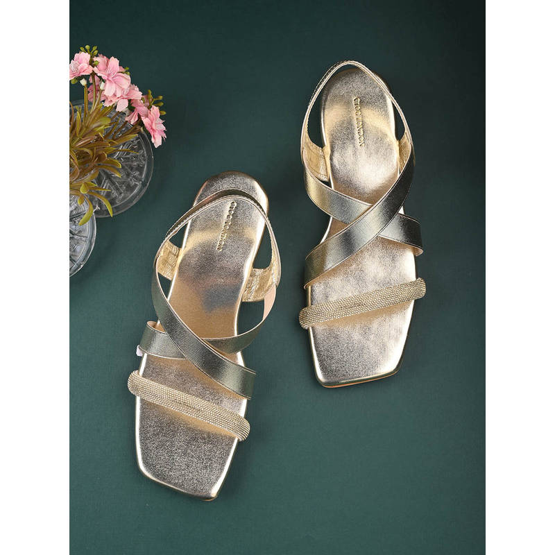 CLOG LONDON Women Grey Sandals (EURO 36)