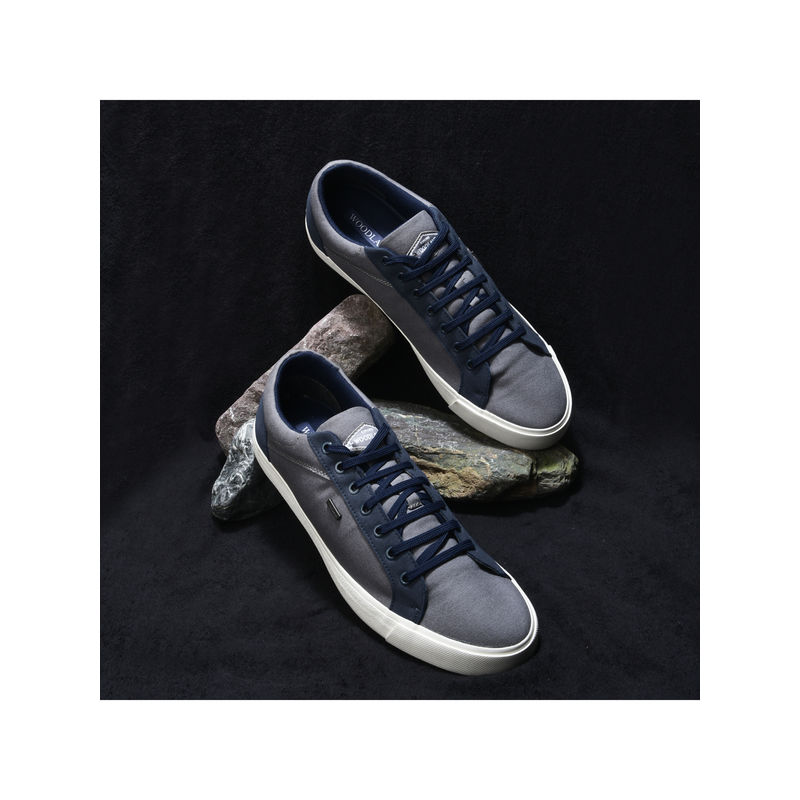 WOODLAND Mens Grey Casual Sneakers (UK-8)