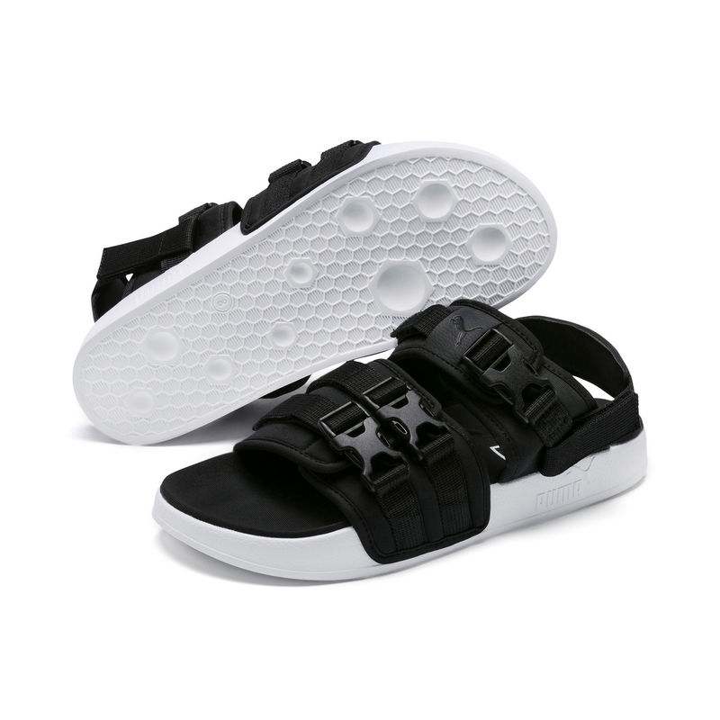 Buy Puma Leadcat YLM 19 Black \u0026 White Sandal - 9 Online