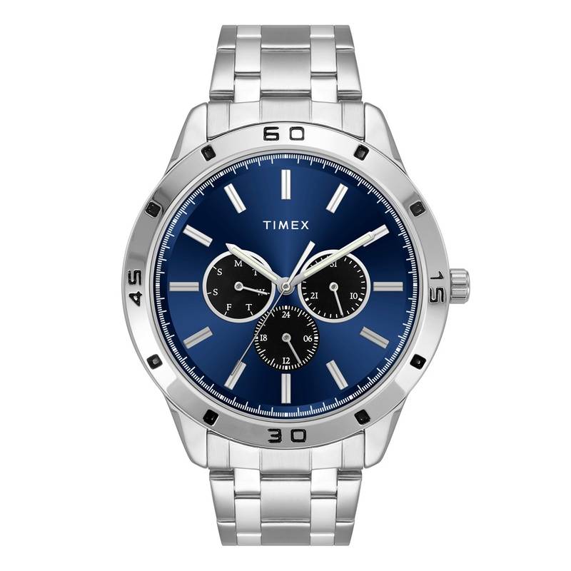 Timex Round 21mm Blue Dial Analog Men Watch - TWEG135SMU03 - Image 1
