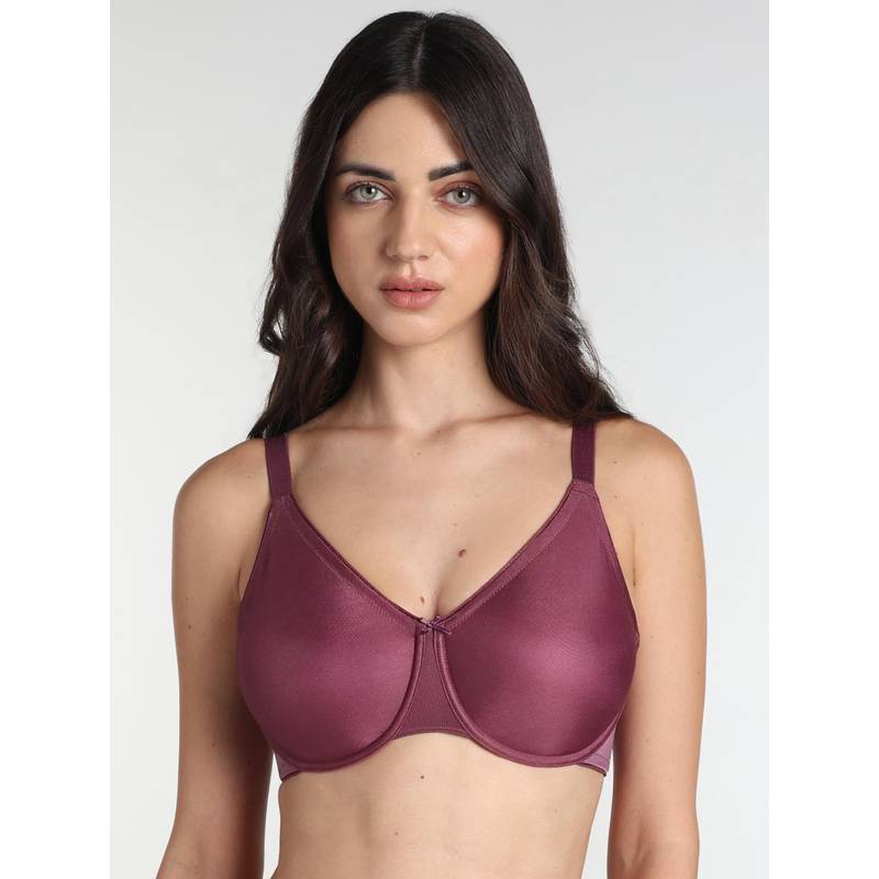 Wacoal Purple Pixie 2.0 Wired Plus Size Full Support Minimizer Bra (34D)