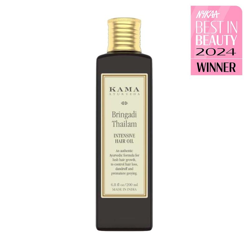 Kama Ayurveda Bringadi Thailam Intensive Hair Oil, Rich in Vitamin A & C - Prevents Dandruff