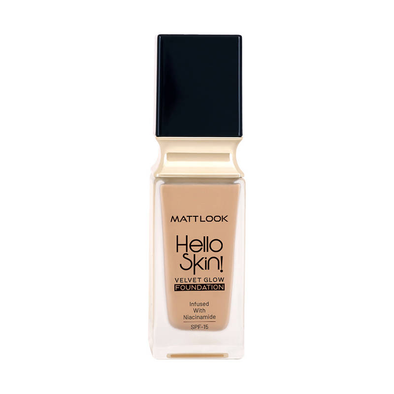 Matt look Hello Skin Velvet Glow Foundation - 09 Radiant Sand