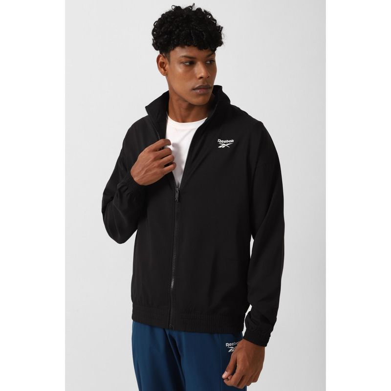 Reebok Mens Solid Black Jacket (M)