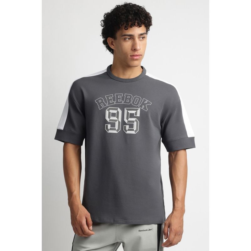 Reebok Mens Graphic Grey T-Shirt (S)