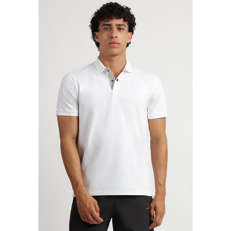 Reebok Mens White Polo T-Shirt (S)