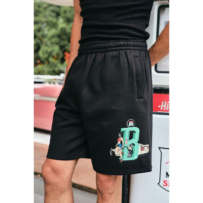 Bonkers Corner Pushin B Lounge Shorts (XS)