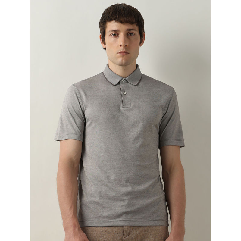 Selected Grey Coolmax Polo T-Shirt (S)