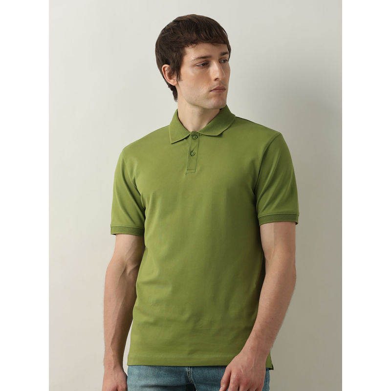 Selected Green Polo T-Shirt (S)