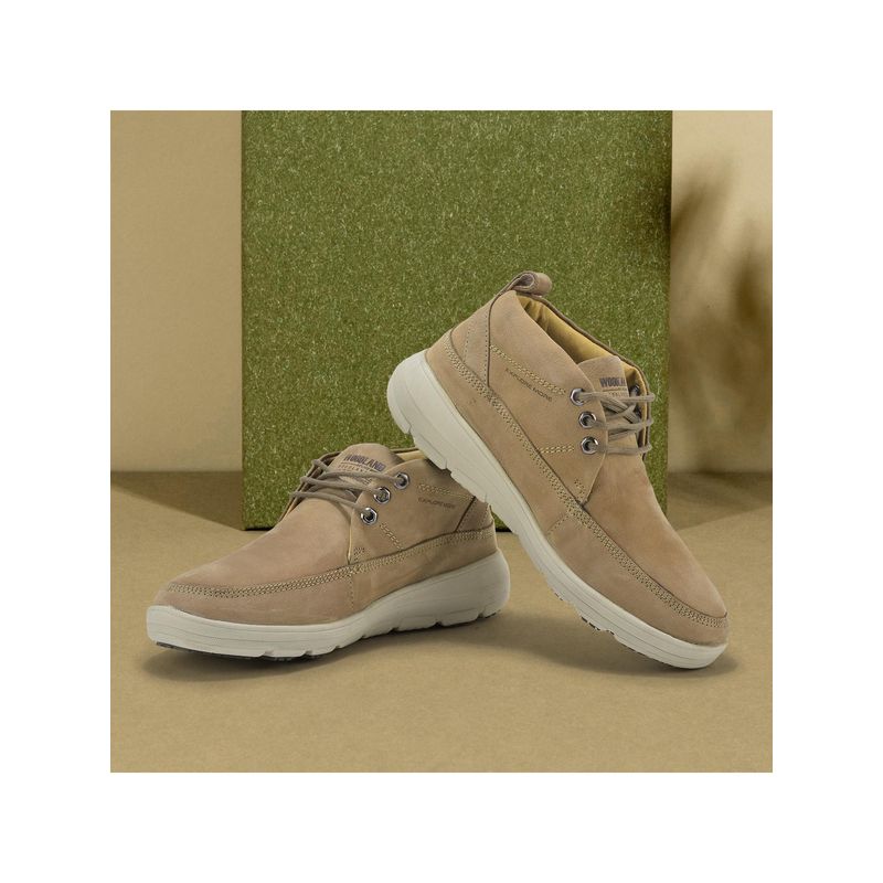 WOODLAND Mens Khaki Casual Chukka Boots (UK-10)