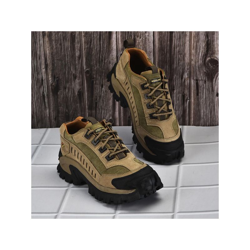 WOODLAND Mens Khaki Casual Boots (UK-9)