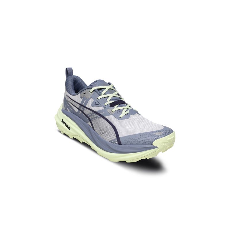 Puma Voyage NITRO 4 Men Blue Running Shoes (UK 8)