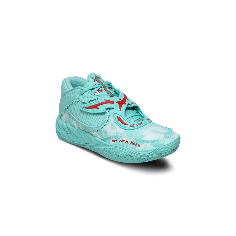 Puma Unisex Green MB.05 Melo World Basketball Shoes (UK 10)