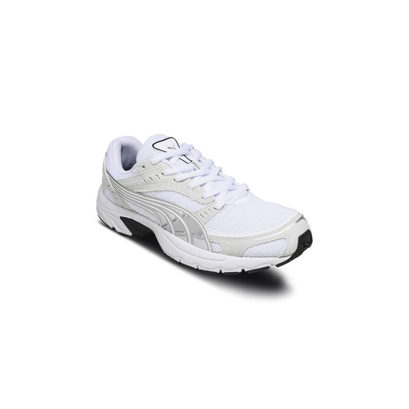 Puma Unisex White C25K All-Day Comfort Sneakers (UK 7)