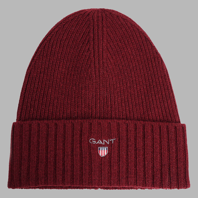 GANT Mens Red Solid Knit Hat: Buy GANT Mens Red Solid Knit Hat Online ...