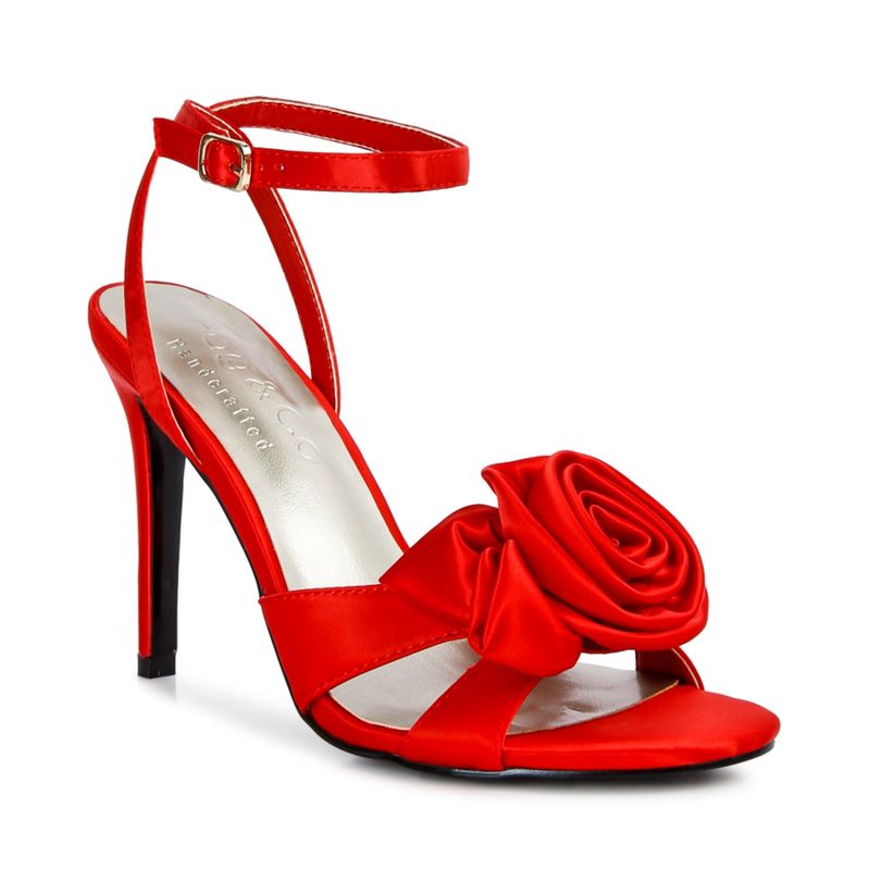 Rag & Co Solid Red Heels (EURO 39)