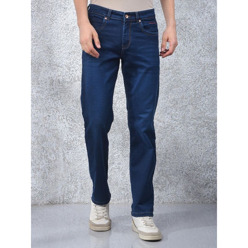 CRIMSOUNE CLUB Men's Blue Straight Jeans (30)