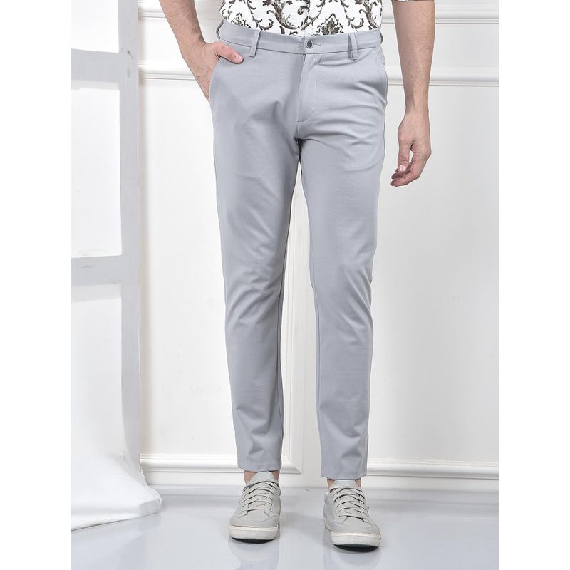 CRIMSOUNE CLUB Men's Grey Smart Trousers (28)