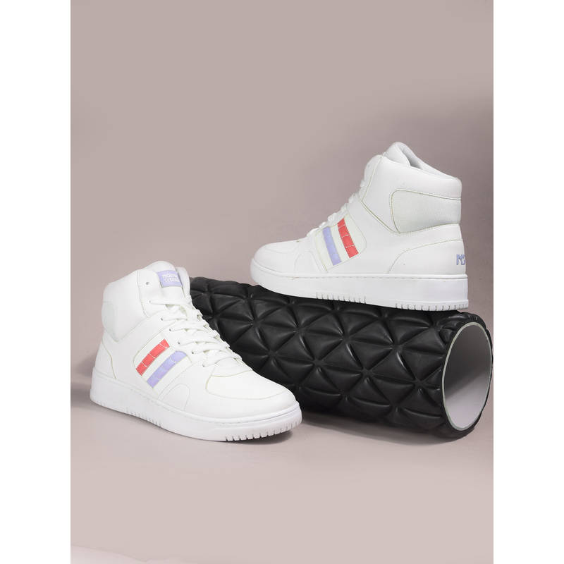 North Star Women Sports Round Toe Mid Top Walking Shoes White (UK 3)