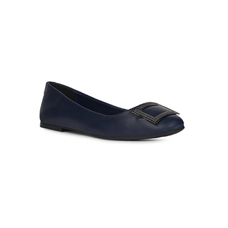 Bata Women Casual Round Toe Ballerinas Navy Blue (UK 5)