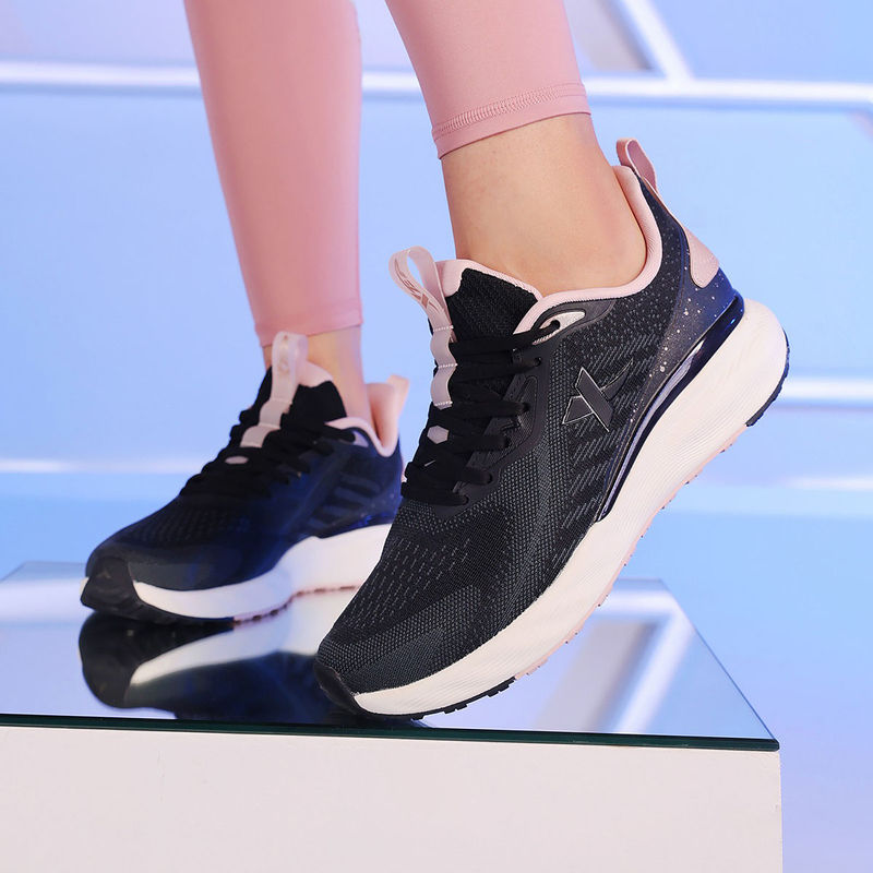 Xtep Black Comfort Runner Running Shoes (EURO 36)