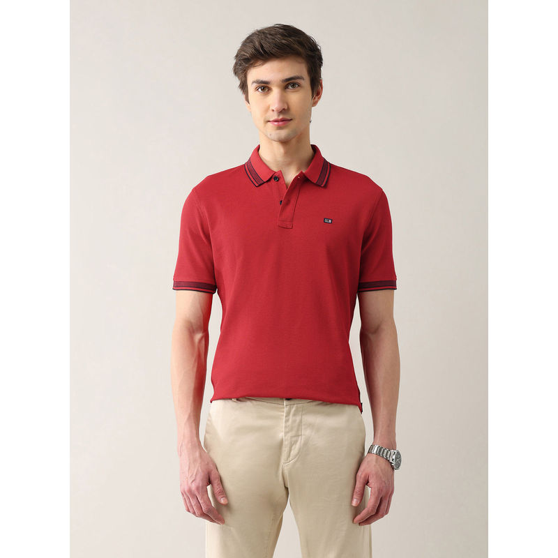 Arrow Sports Men's Solid Pure Cotton 4 In 1 Rugby Polo T-Shirt (M)