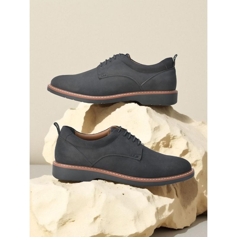 Cantabil Grey Derbies for Men (UK 7)