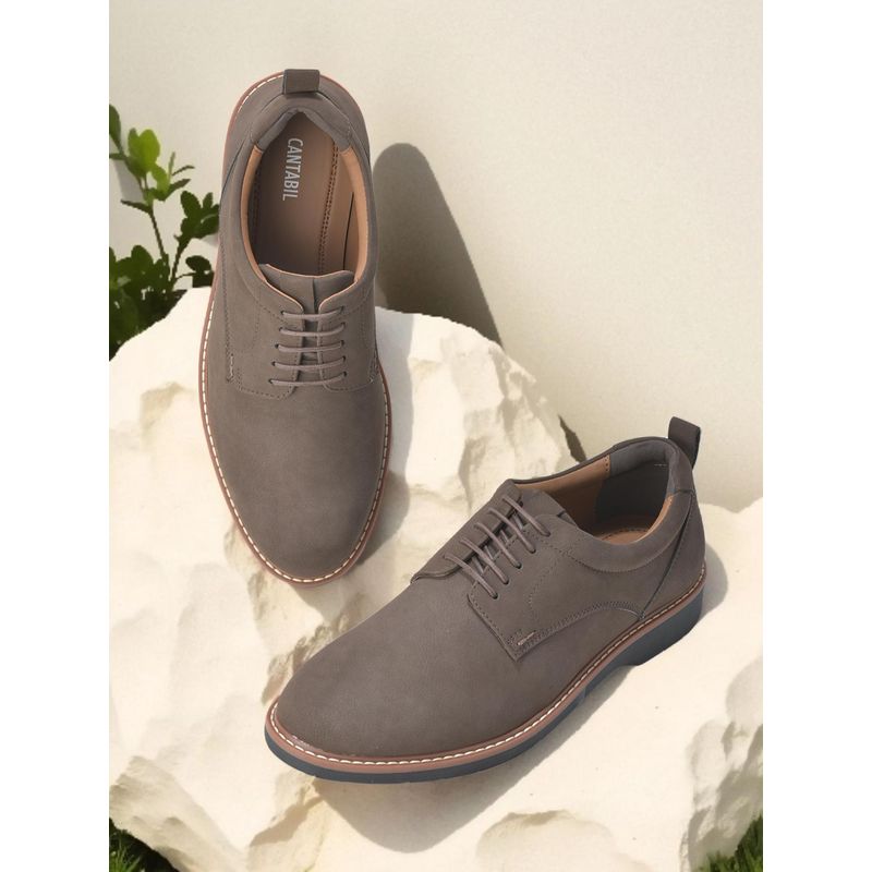 Cantabil Brown Derbies for Men (UK 7)