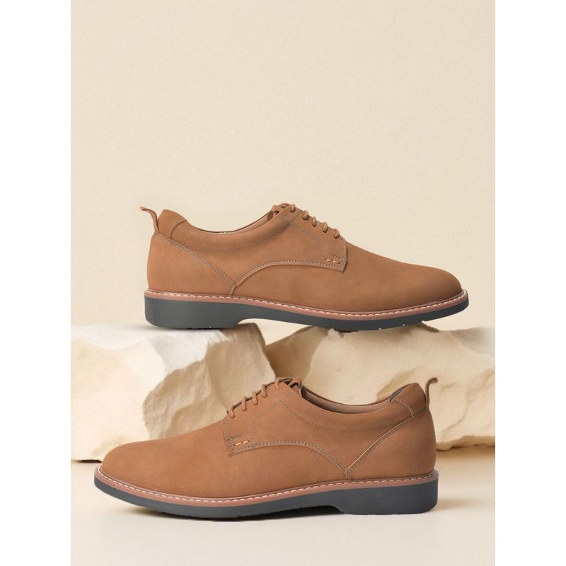 Cantabil Tan Derbies for Men (UK 9)