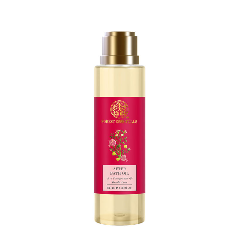 Forest Essentials After Bath Oil Iced Pomegranate Kerala Lime - Nourishing After Shower Body Oil