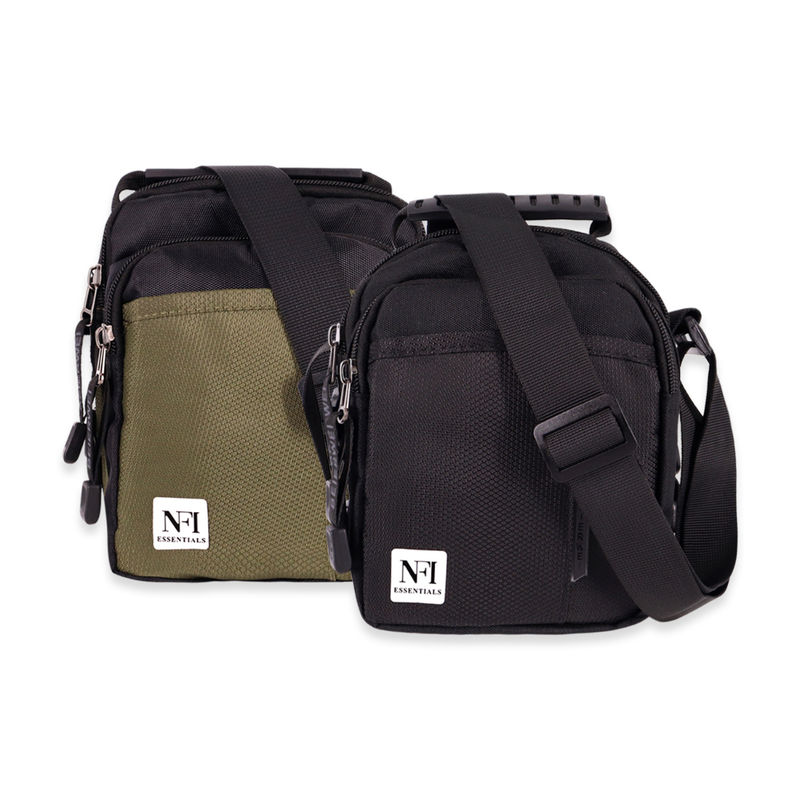 NFI Essentials Small Size Unisex Sling Bag Cross Body Travel Office