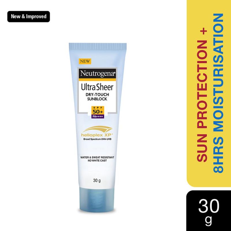 Neutrogena Ultrasheer SPF50+ PA+++ Face Sunscreen With Helioplex For Ultralight Feel & Matte Finish