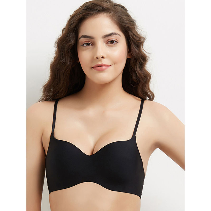 Wacoal Basic Mold Padded Non-Wired 3/4Th Cup Everyday T-Shirt Bra - Black (32C)