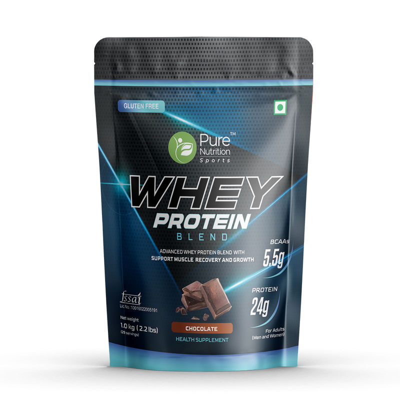Pure Nutrition Whey Protein Blend With Isolate & Concentrate - Chocolate
