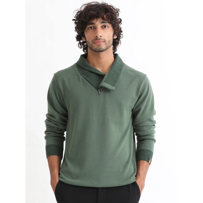 Rare Rabbit Denver Dark Green Sweater (XS)
