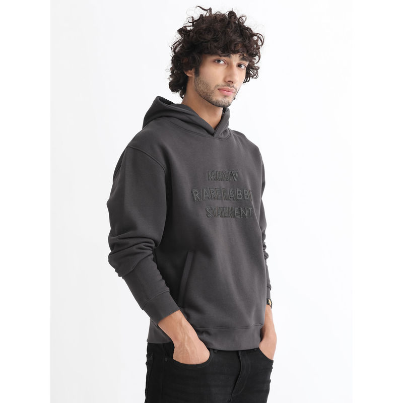 Rare Rabbit Ether Dark Grey Sweatshirt (S)