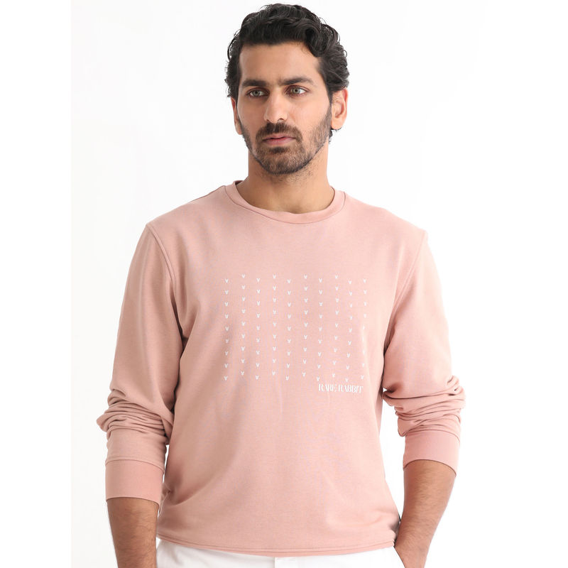 Rare Rabbit Gale Primary Pink Sweatshirt (M)