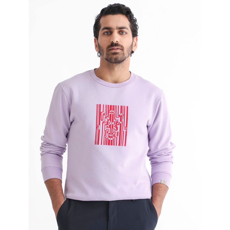 Rare Rabbit Pryse Pastel Purple Sweatshirt (S)