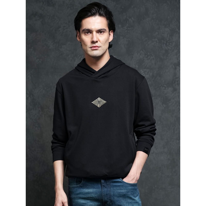 Rare Rabbit Trivial Primary Black Sweatshirt (S)