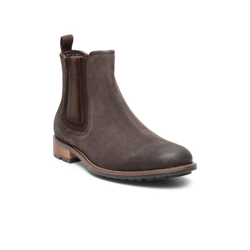 Teakwood Leathers Brown Solid Chelsea Boots - Euro 43