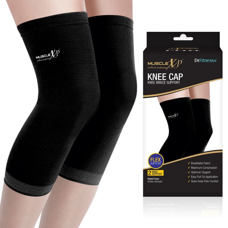 Musclexp Drfitness+ Knee Cap & Brace Knee Compression Support For Men & Women - Medium
