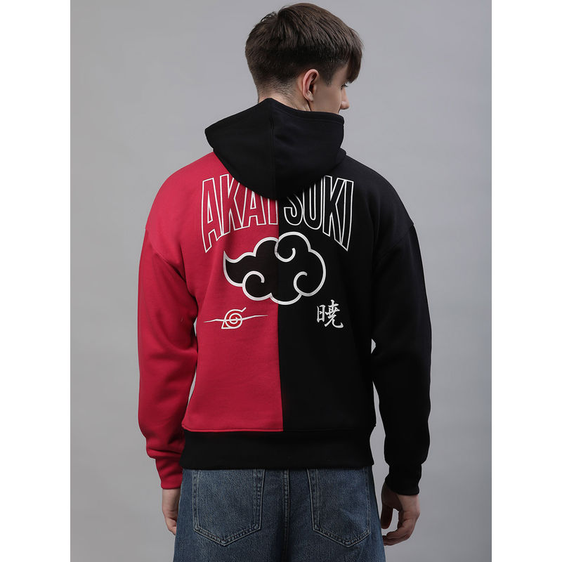 Free Authority Mens Naruto Shippuden Printed Multi-Color Hoodie (M)